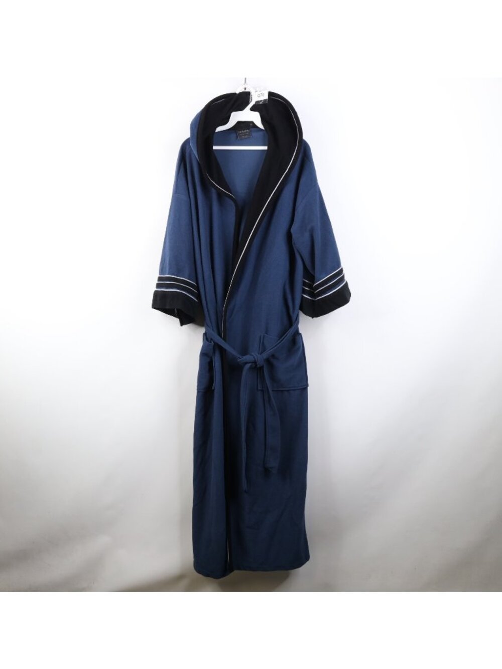Vintage 70s Streetwear Mens OSFA Fleece Velour Belted Bath Robe Loungewear USA